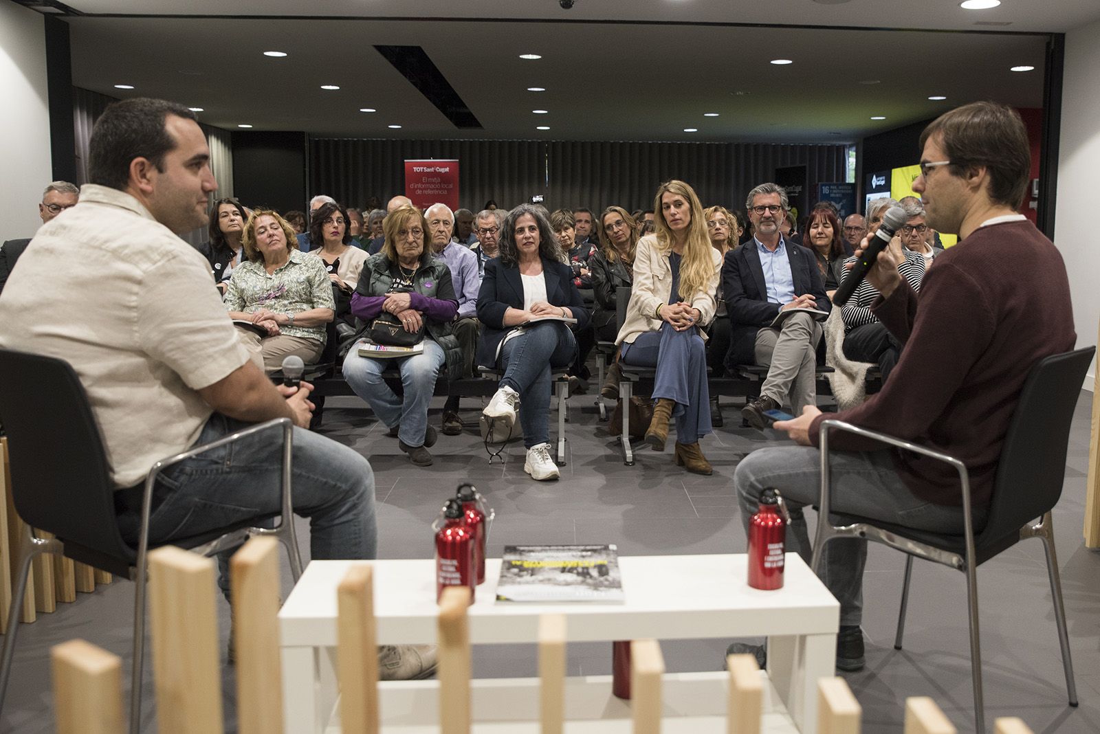 Presentació de la 14 a edició del Món Sant Cugat 'Els guardians de la memòria local'. FOTO: Bernat Millet.