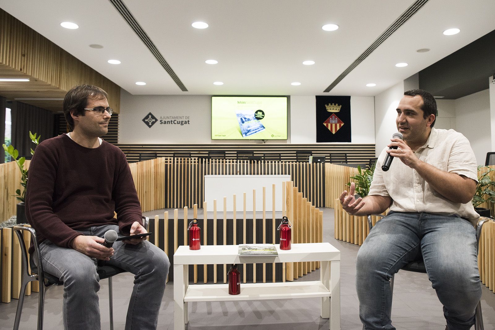 Presentació de la 14 a edició del Món Sant Cugat 'Els guardians de la memòria local'. FOTO: Bernat Millet.