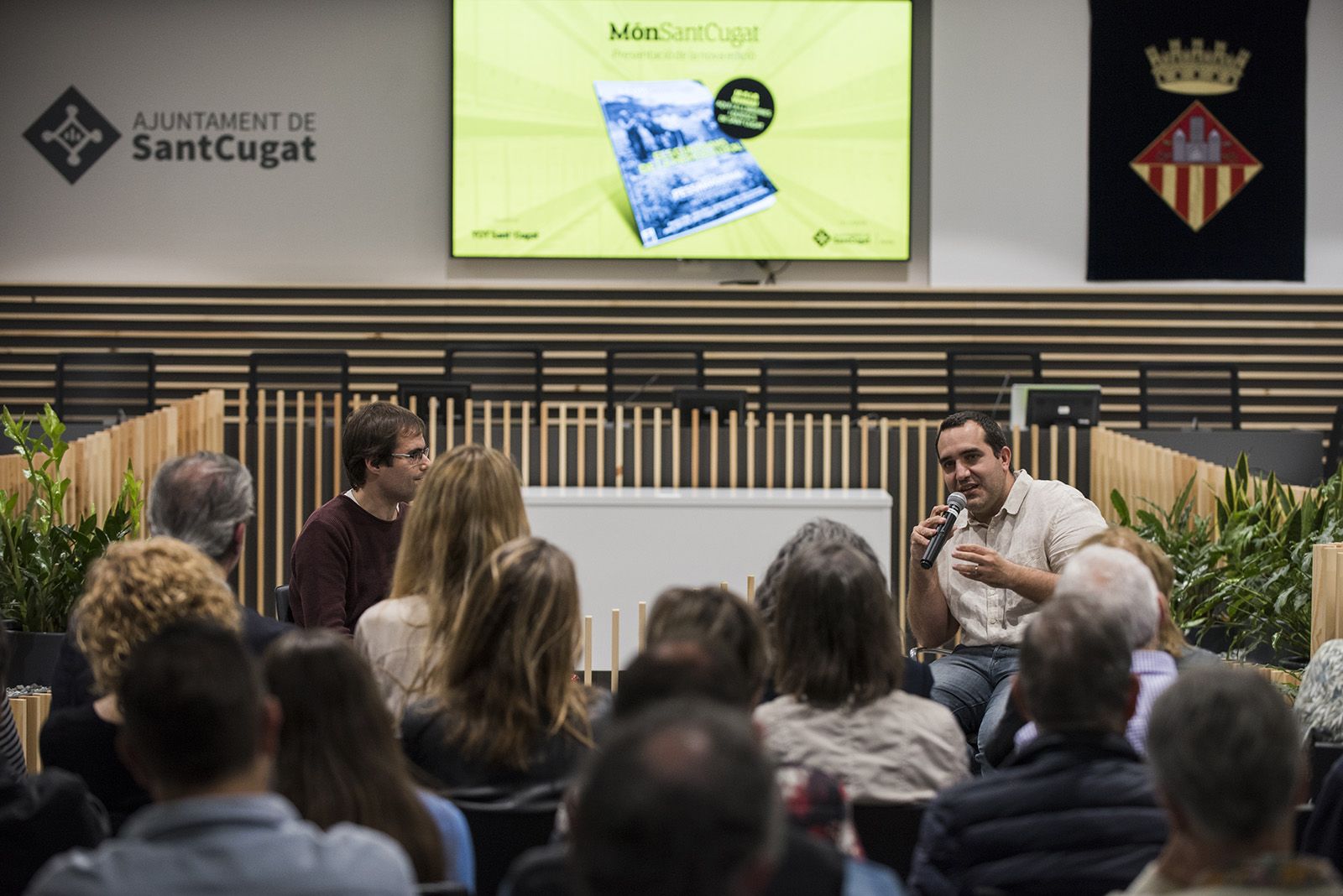 Presentació de la 14 a edició del Món Sant Cugat 'Els guardians de la memòria local'. FOTO: Bernat Millet.