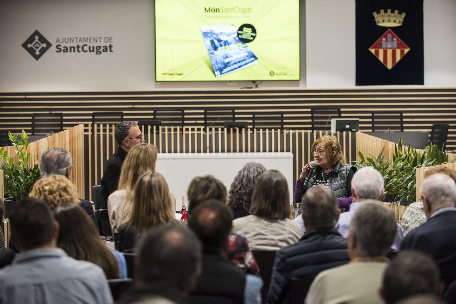 Presentació de la 14 a edició del Món Sant Cugat 'Els guardians de la memòria local'. FOTO: Bernat Millet.