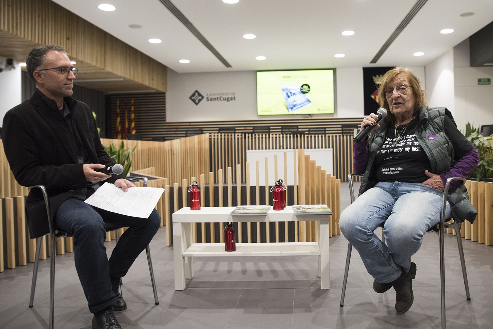 Presentació de la 14 a edició del Món Sant Cugat 'Els guardians de la memòria local'. FOTO: Bernat Millet.