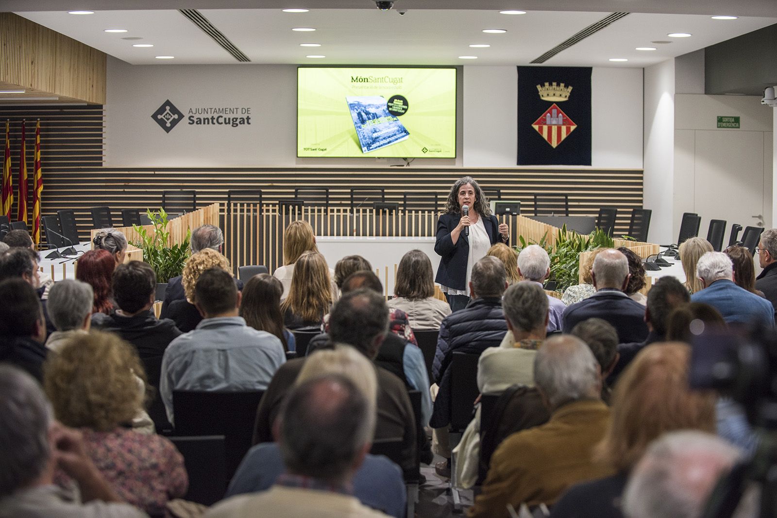Presentació de la 14 a edició del Món Sant Cugat 'Els guardians de la memòria local'. FOTO: Bernat Millet.