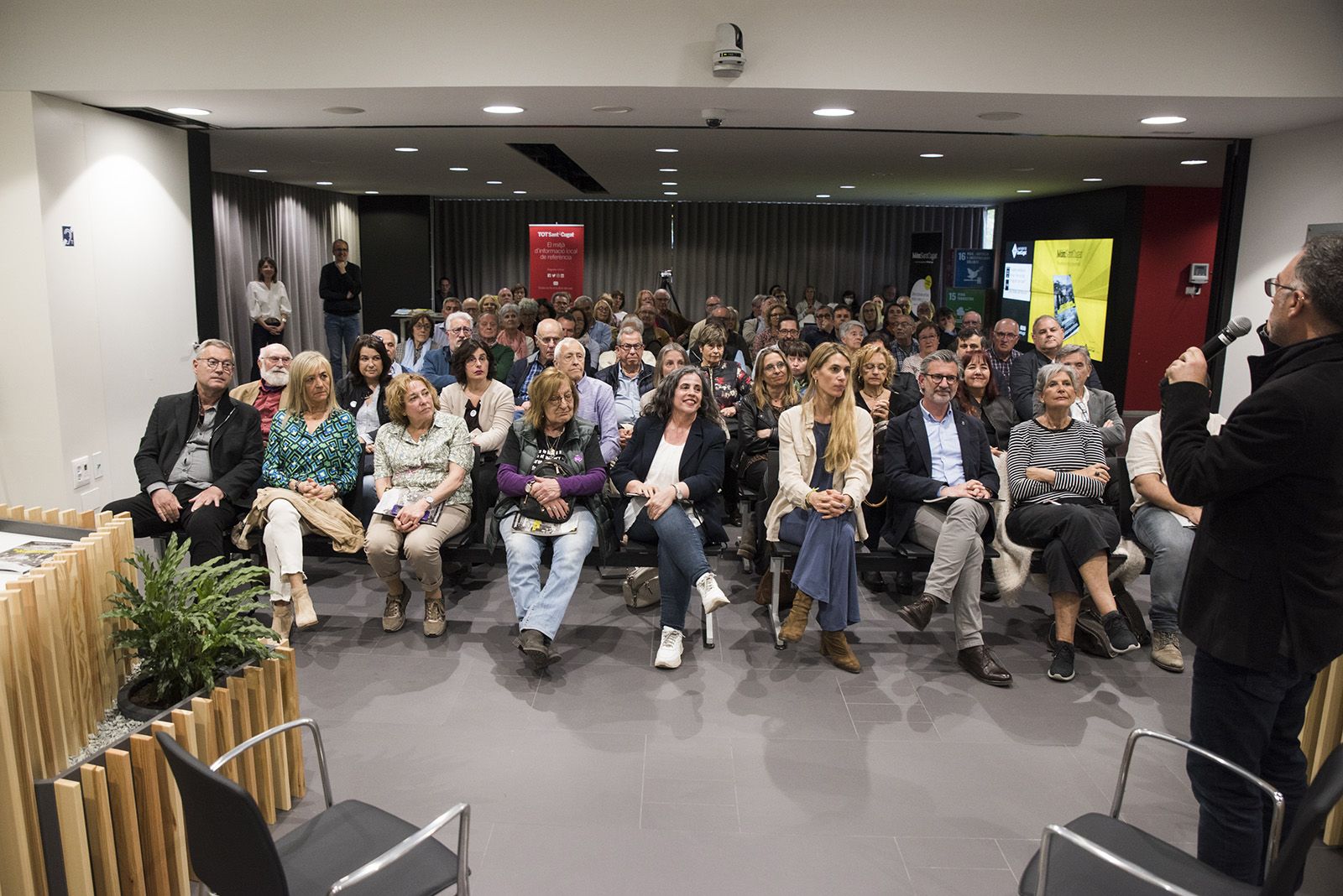 Presentació de la 14 a edició del Món Sant Cugat 'Els guardians de la memòria local'. FOTO: Bernat Millet.
