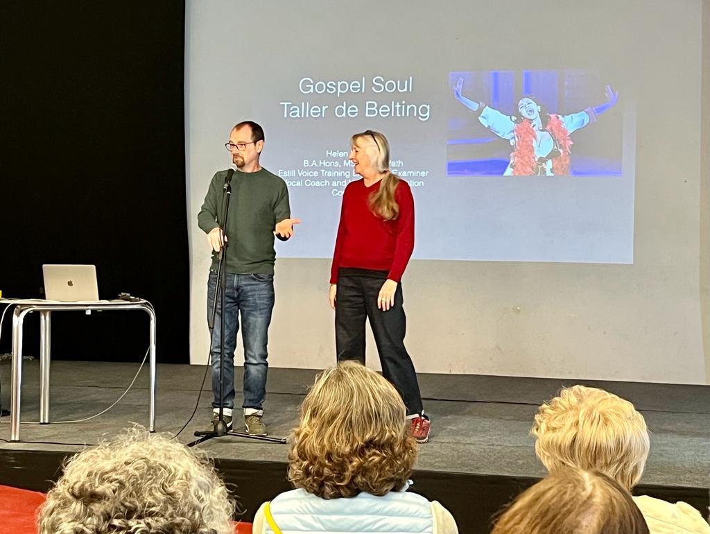 Una formació de Helen Rowson del Cor Gospel Sant Cugat. FOTO: Cedida