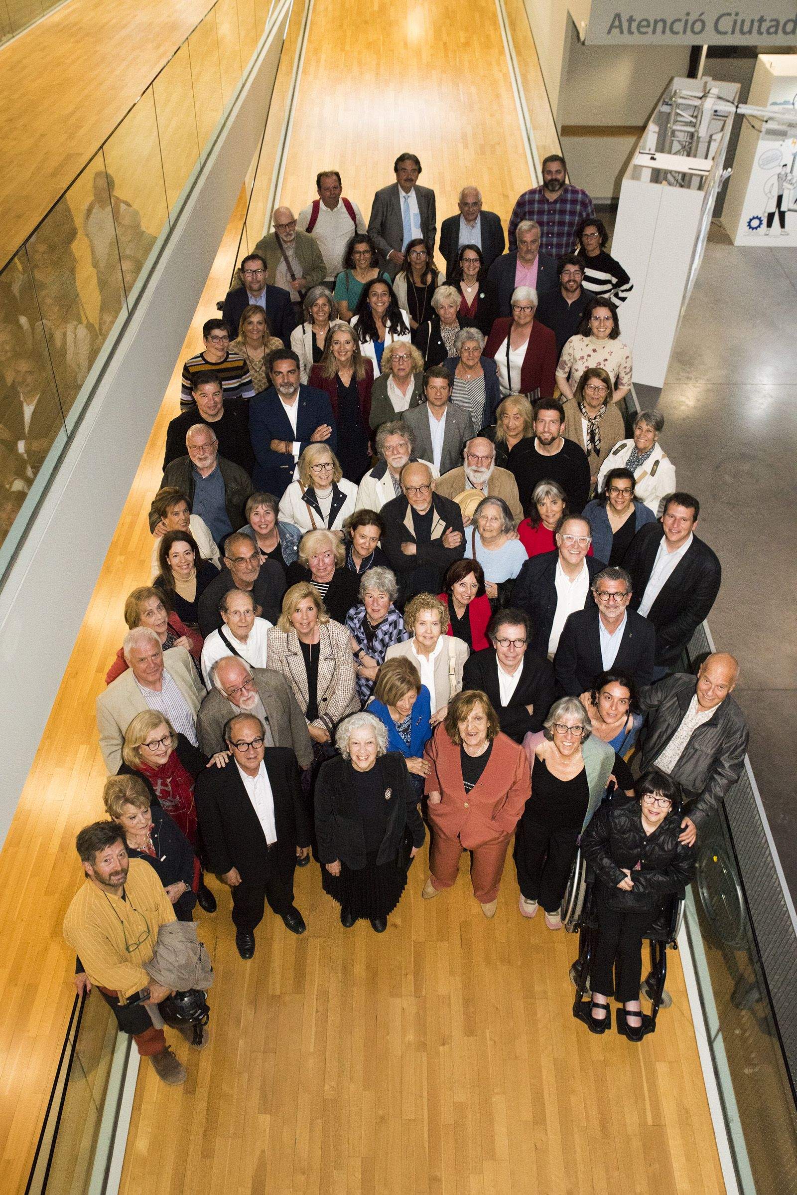 Nomenament com a fills predilectes de Sant Cugat de Marta Pessarrodona, Josep Pla Narbona i Àngels Ribé. FOTO: Bernat Millet.