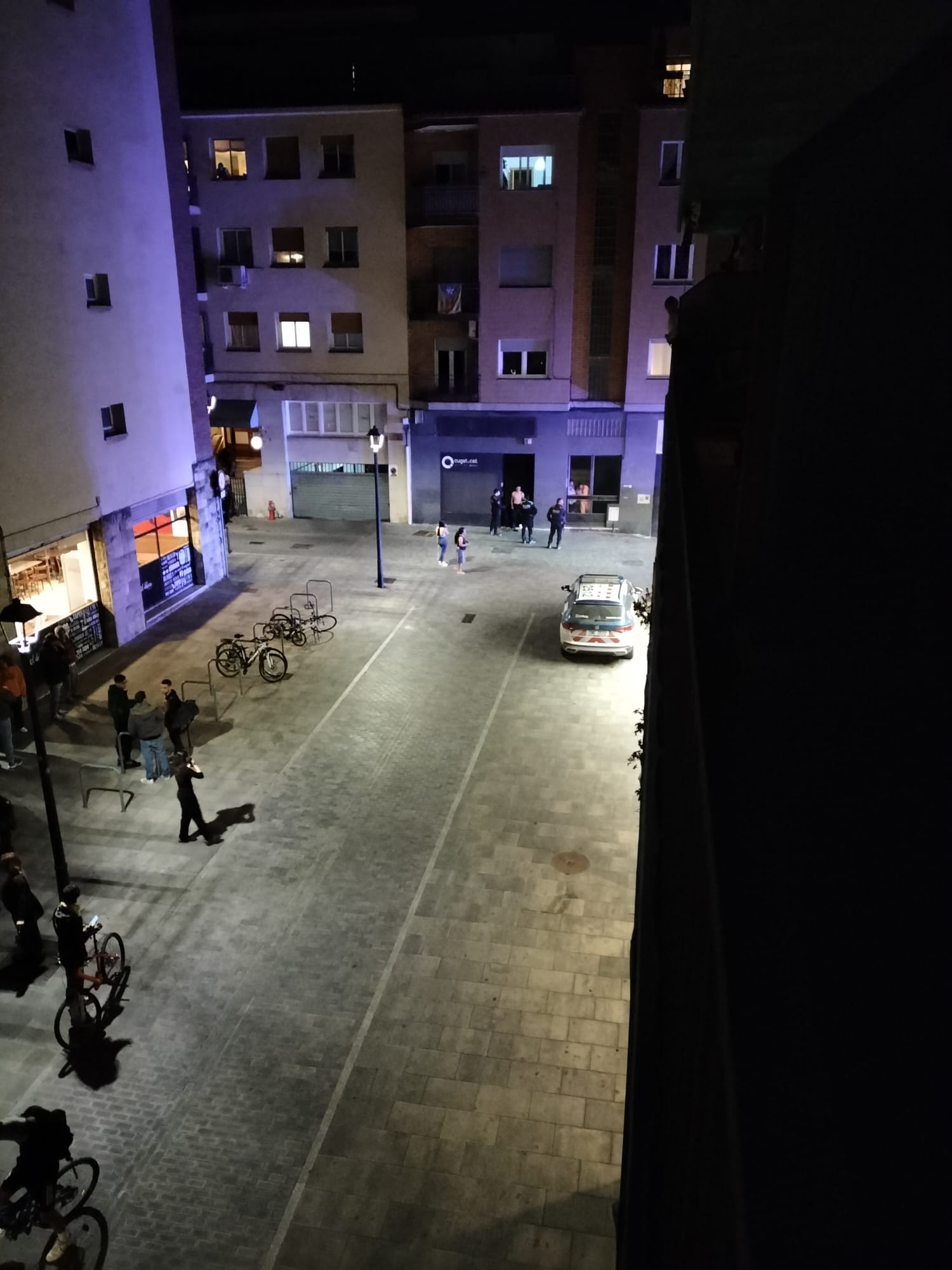 Baralla al carrer de la Indústria FOTO: TOT Sant Cugat