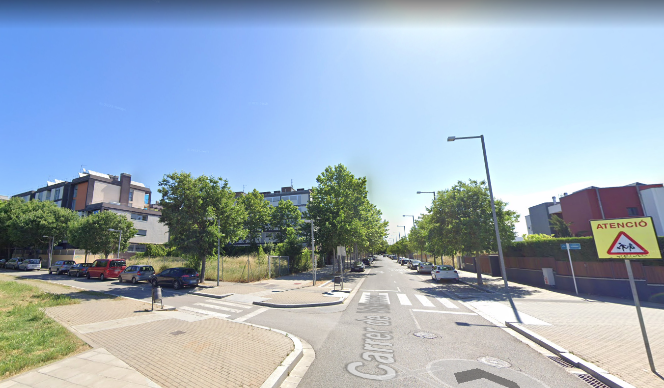 Els fets han passat al carrer Vallseca FOTO: Google Maps