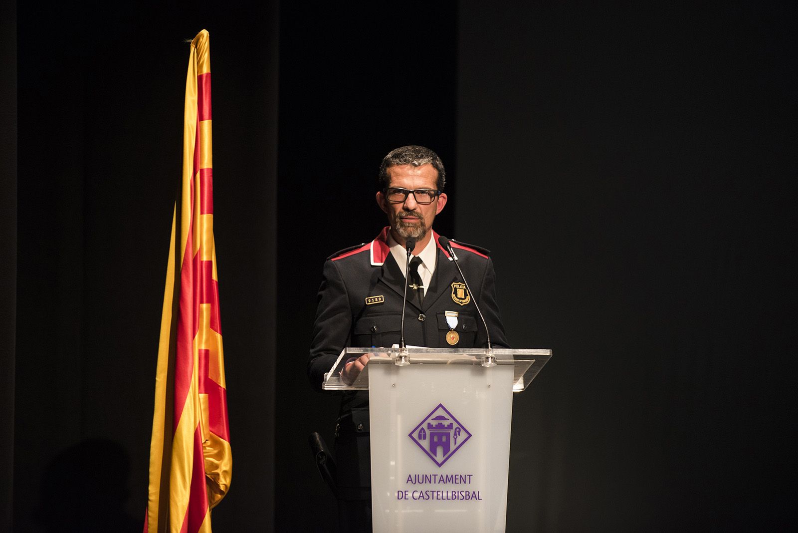 Celebració esquadres de l'Àrea Bàsica Policial (ABP) de Rubi, Sant Cugat i Castellbisbal. FOTO: Bernat Millet.