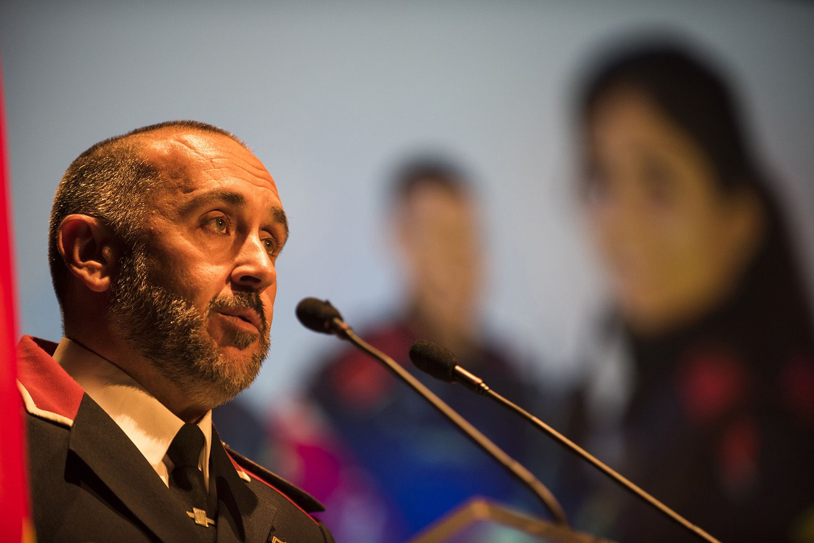 Celebració esquadres de l'Àrea Bàsica Policial (ABP) de Rubi, Sant Cugat i Castellbisbal. FOTO: Bernat Millet.