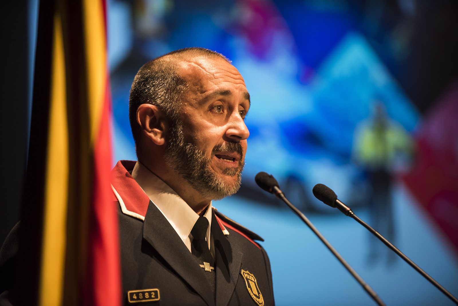 Celebració esquadres de l'Àrea Bàsica Policial (ABP) de Rubi, Sant Cugat i Castellbisbal. FOTO: Bernat Millet.