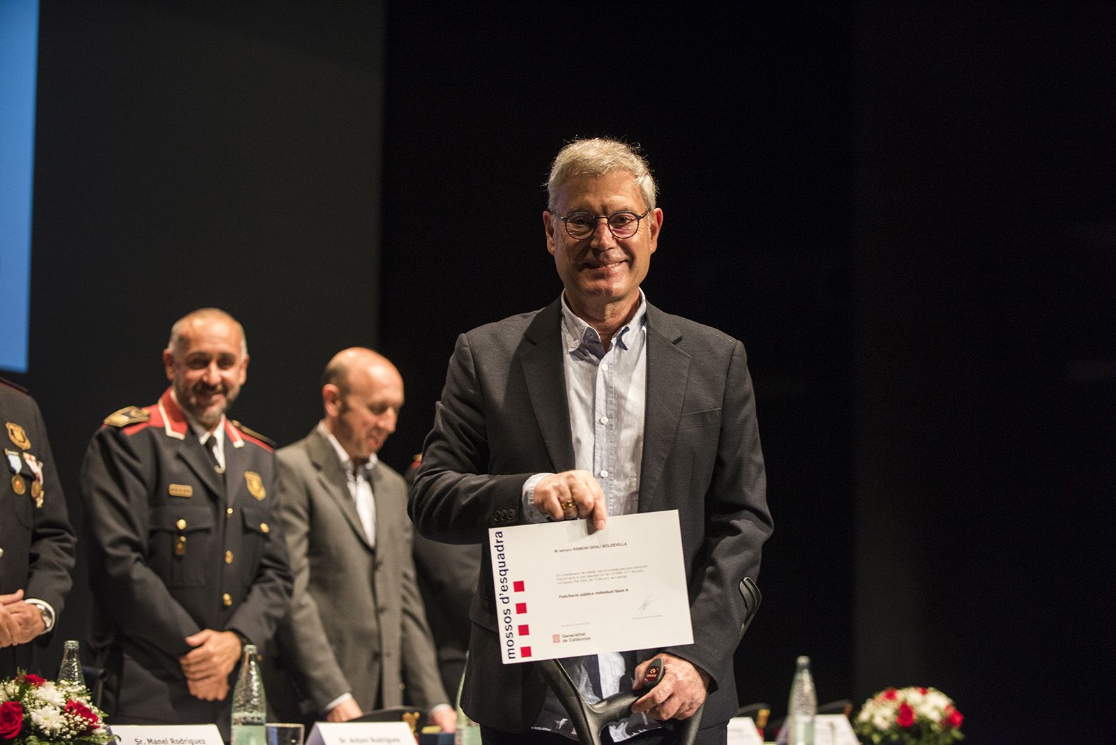 Celebració esquadres de l'Àrea Bàsica Policial (ABP) de Rubi, Sant Cugat i Castellbisbal. FOTO: Bernat Millet.