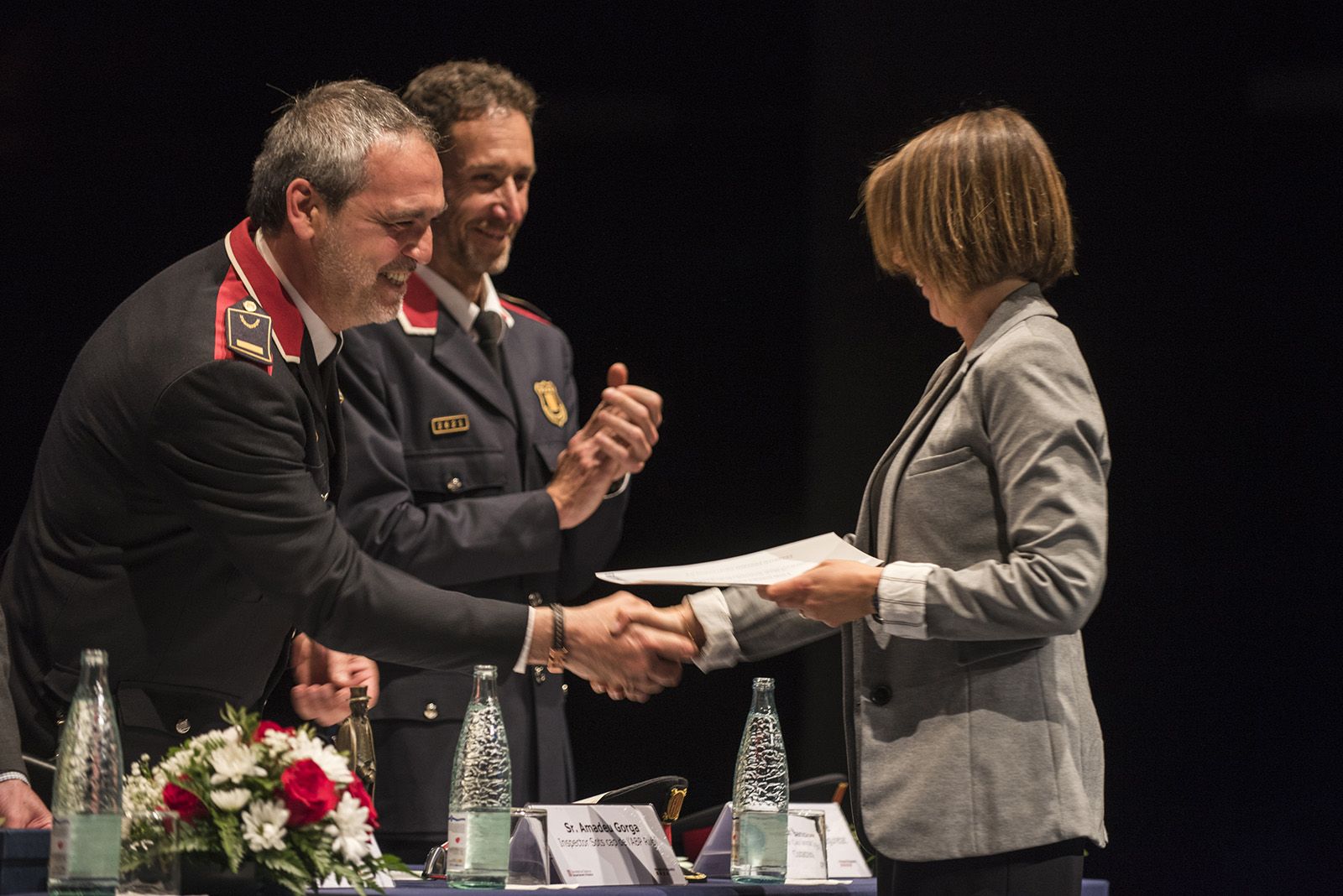 Celebració esquadres de l'Àrea Bàsica Policial (ABP) de Rubi, Sant Cugat i Castellbisbal. FOTO: Bernat Millet.