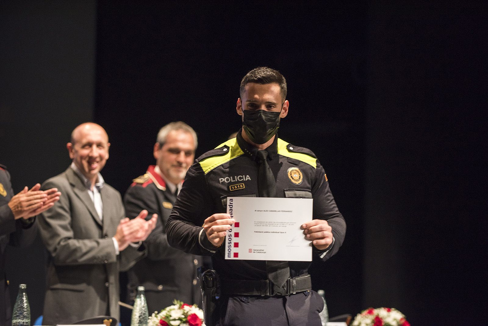 Celebració esquadres de l'Àrea Bàsica Policial (ABP) de Rubi, Sant Cugat i Castellbisbal. FOTO: Bernat Millet.