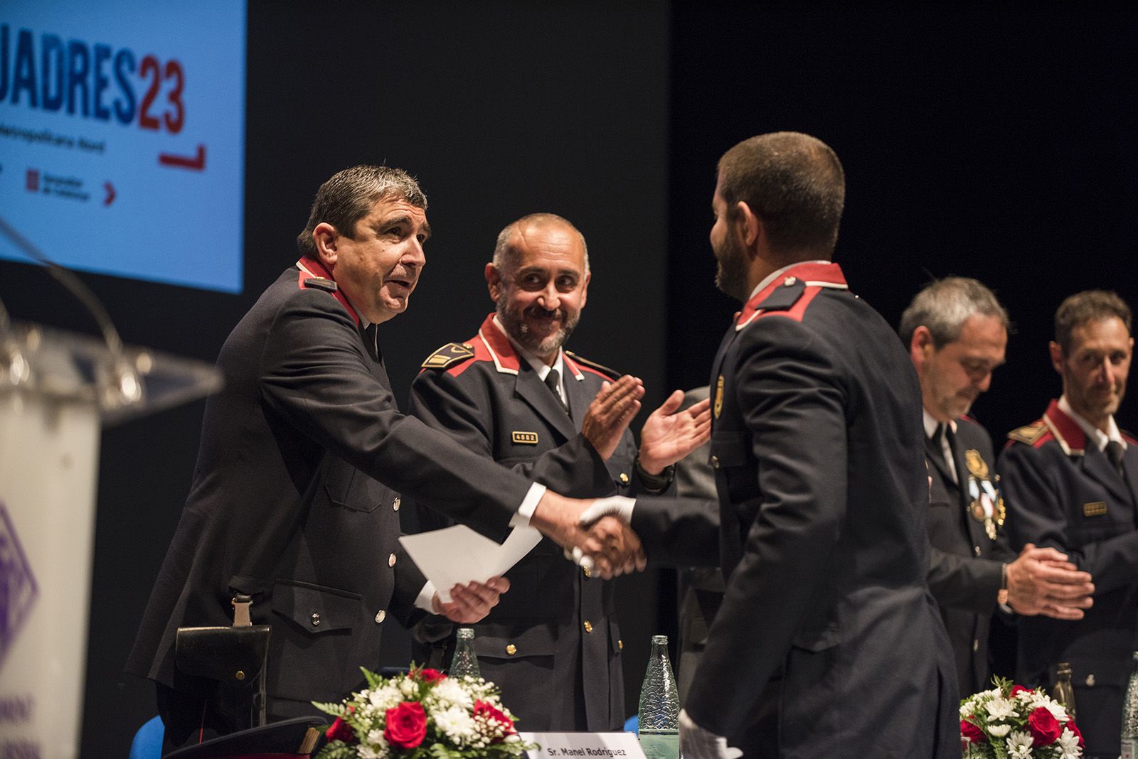 Celebració esquadres de l'Àrea Bàsica Policial (ABP) de Rubi, Sant Cugat i Castellbisbal. FOTO: Bernat Millet.