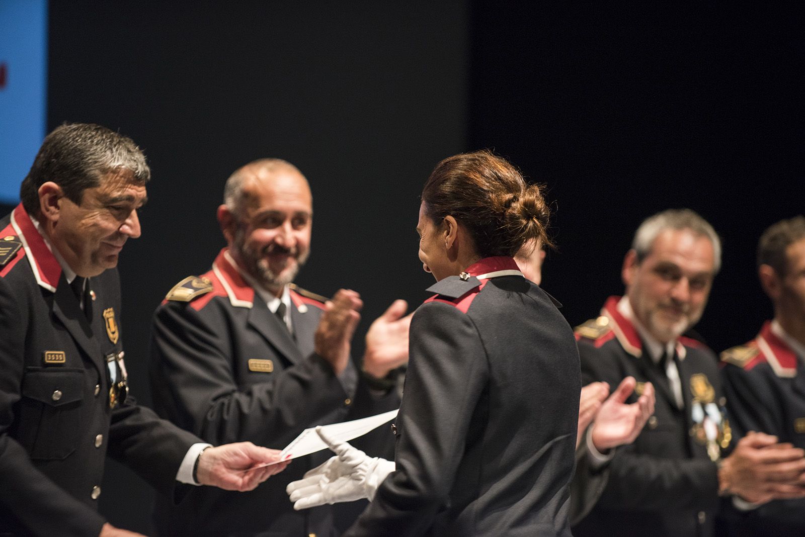 Celebració esquadres de l'Àrea Bàsica Policial (ABP) de Rubi, Sant Cugat i Castellbisbal. FOTO: Bernat Millet.