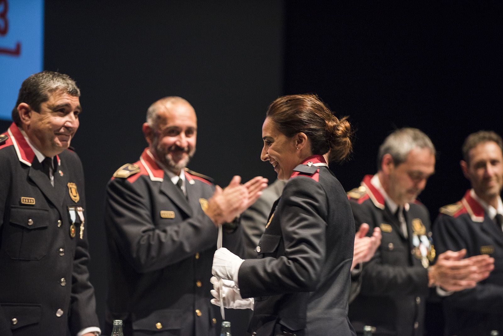 Celebració esquadres de l'Àrea Bàsica Policial (ABP) de Rubi, Sant Cugat i Castellbisbal. FOTO: Bernat Millet.