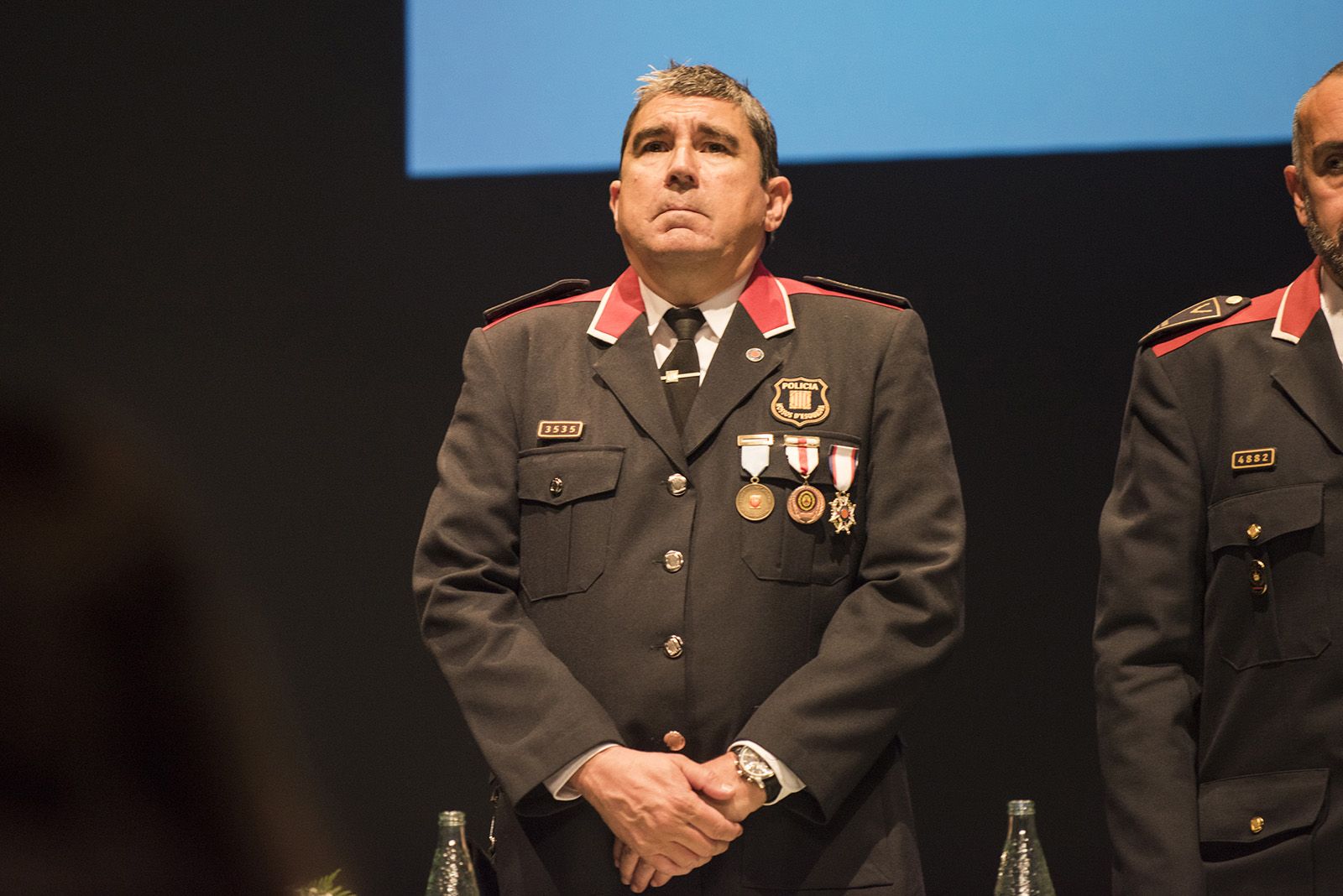 Celebració esquadres de l'Àrea Bàsica Policial (ABP) de Rubi, Sant Cugat i Castellbisbal. FOTO: Bernat Millet.