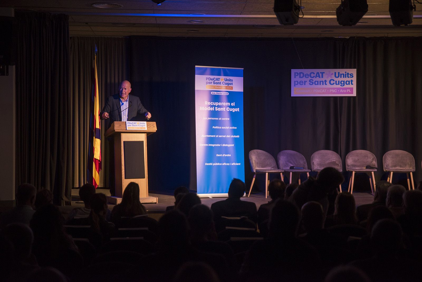 Presentació de Mayte Pérez de PDeCAT-Units per Sant Cugat. FOTOS: Bernat Millet