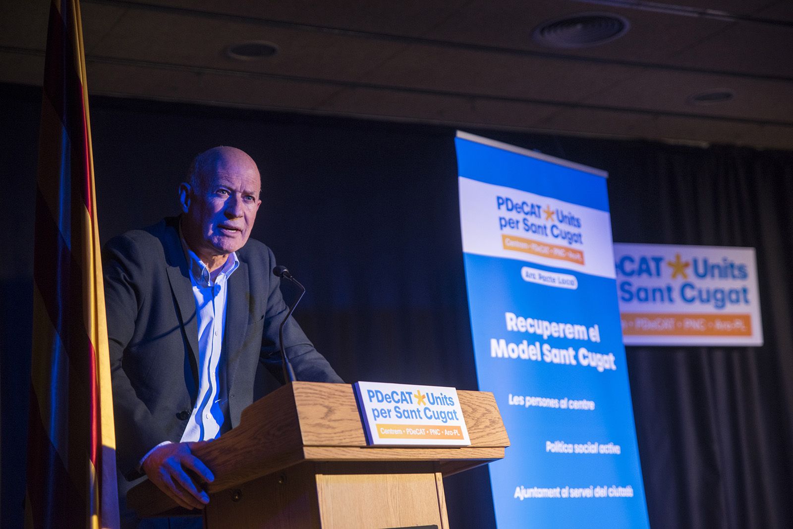 Presentació de Mayte Pérez de PDeCAT-Units per Sant Cugat. FOTOS: Bernat Millet