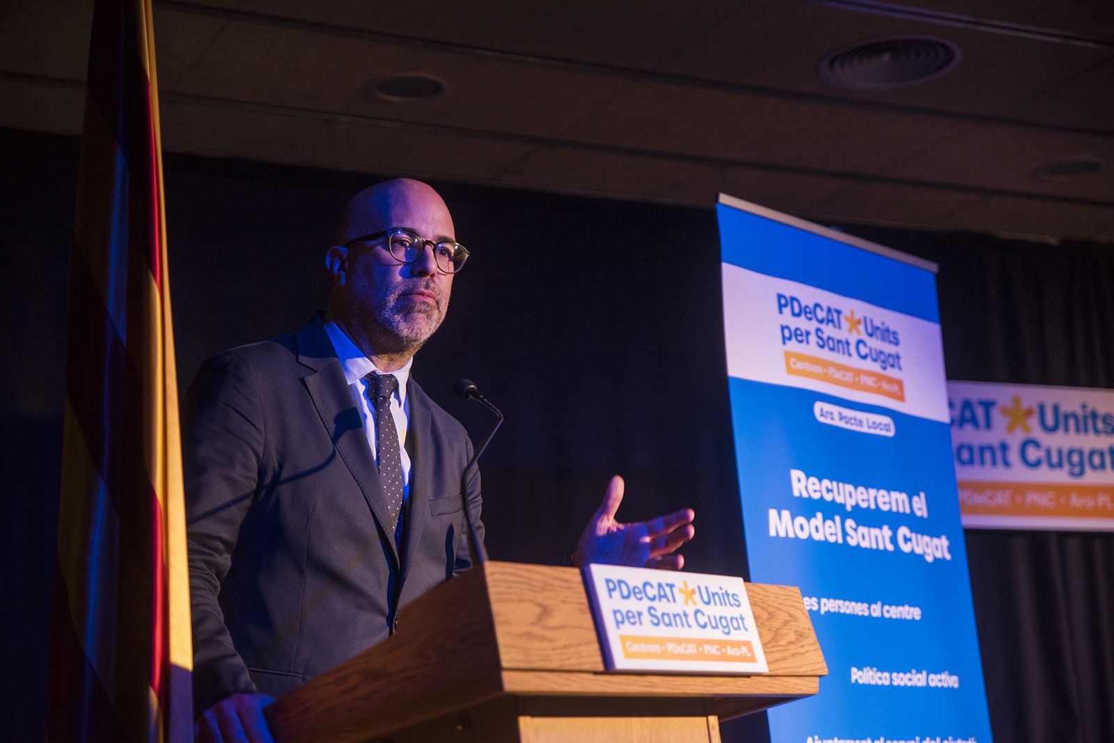 Presentació de Mayte Pérez de PDeCAT-Units per Sant Cugat. FOTOS: Bernat Millet