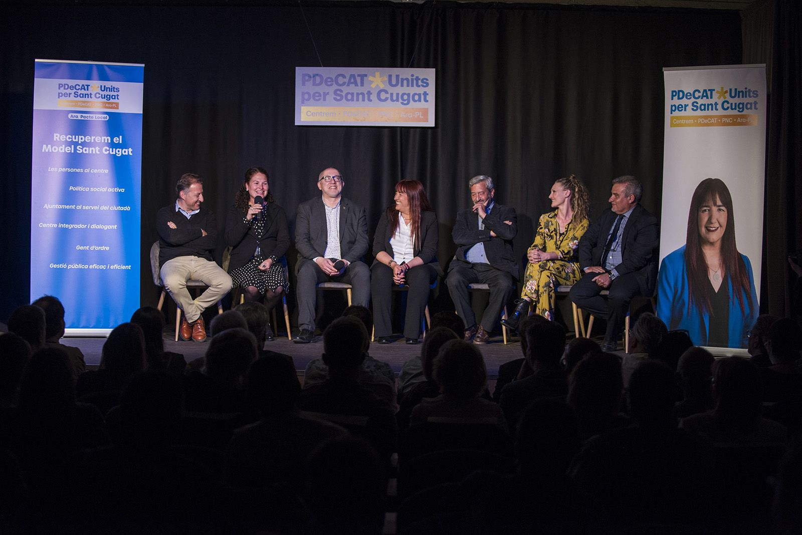 Presentació de Mayte Pérez de PDeCAT-Units per Sant Cugat. FOTOS: Bernat Millet