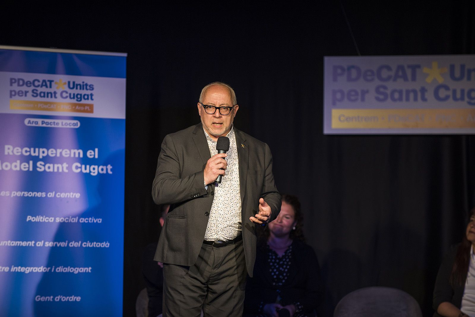 Presentació de Mayte Pérez de PDeCAT-Units per Sant Cugat. FOTOS: Bernat Millet