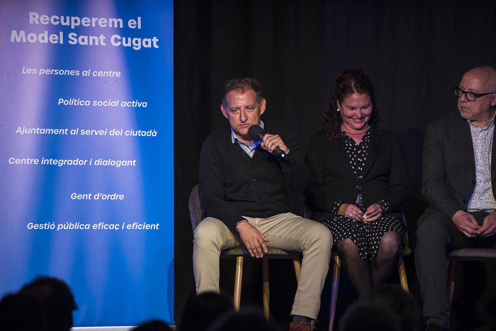 Presentació de Mayte Pérez de PDeCAT-Units per Sant Cugat. FOTOS: Bernat Millet