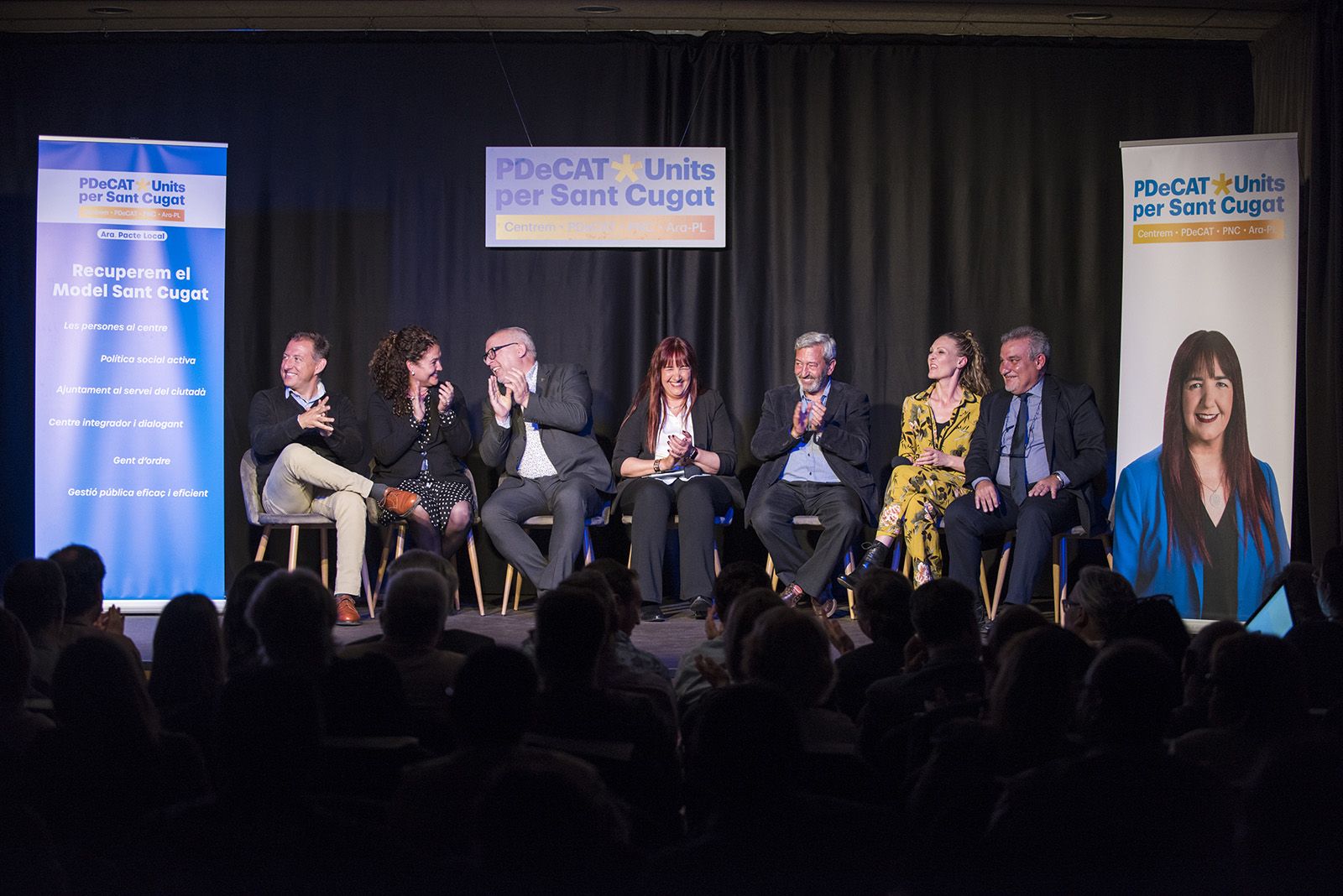 Presentació de Mayte Pérez de PDeCAT-Units per Sant Cugat. FOTOS: Bernat Millet