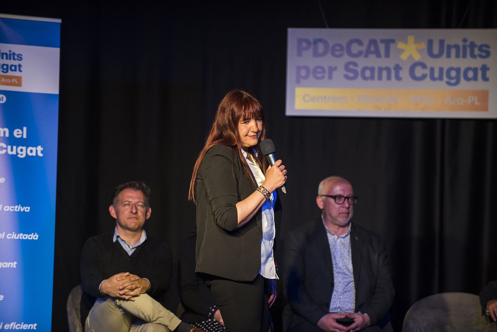 Presentació de Mayte Pérez de PDeCAT-Units per Sant Cugat. FOTOS: Bernat Millet