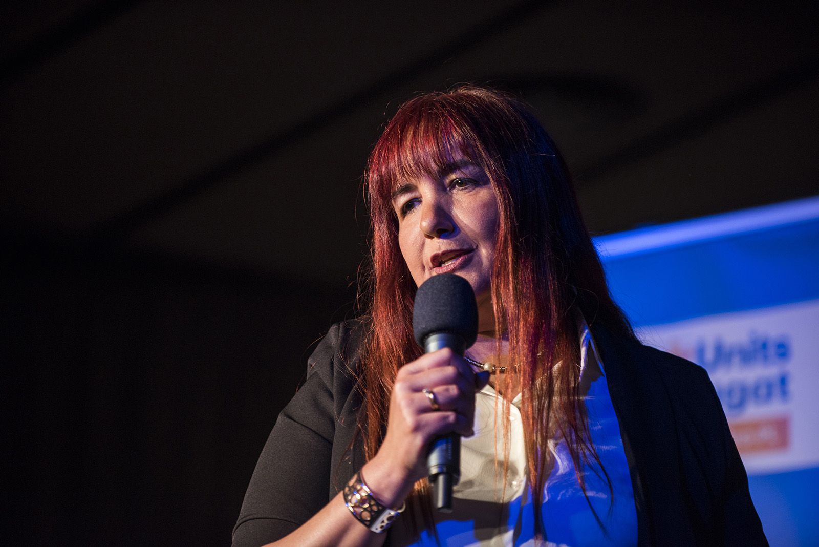 Presentació de Mayte Pérez de PDeCAT-Units per Sant Cugat. FOTOS: Bernat Millet