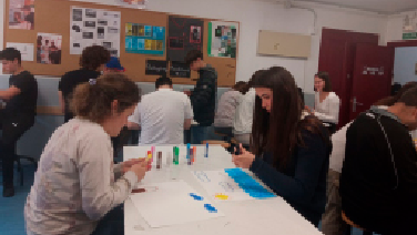 Activitat conjunta de Catalonia Fundació Creactiva amb el Centre Ocupacional Adolf Goday i Prats. FOTO:Cedida