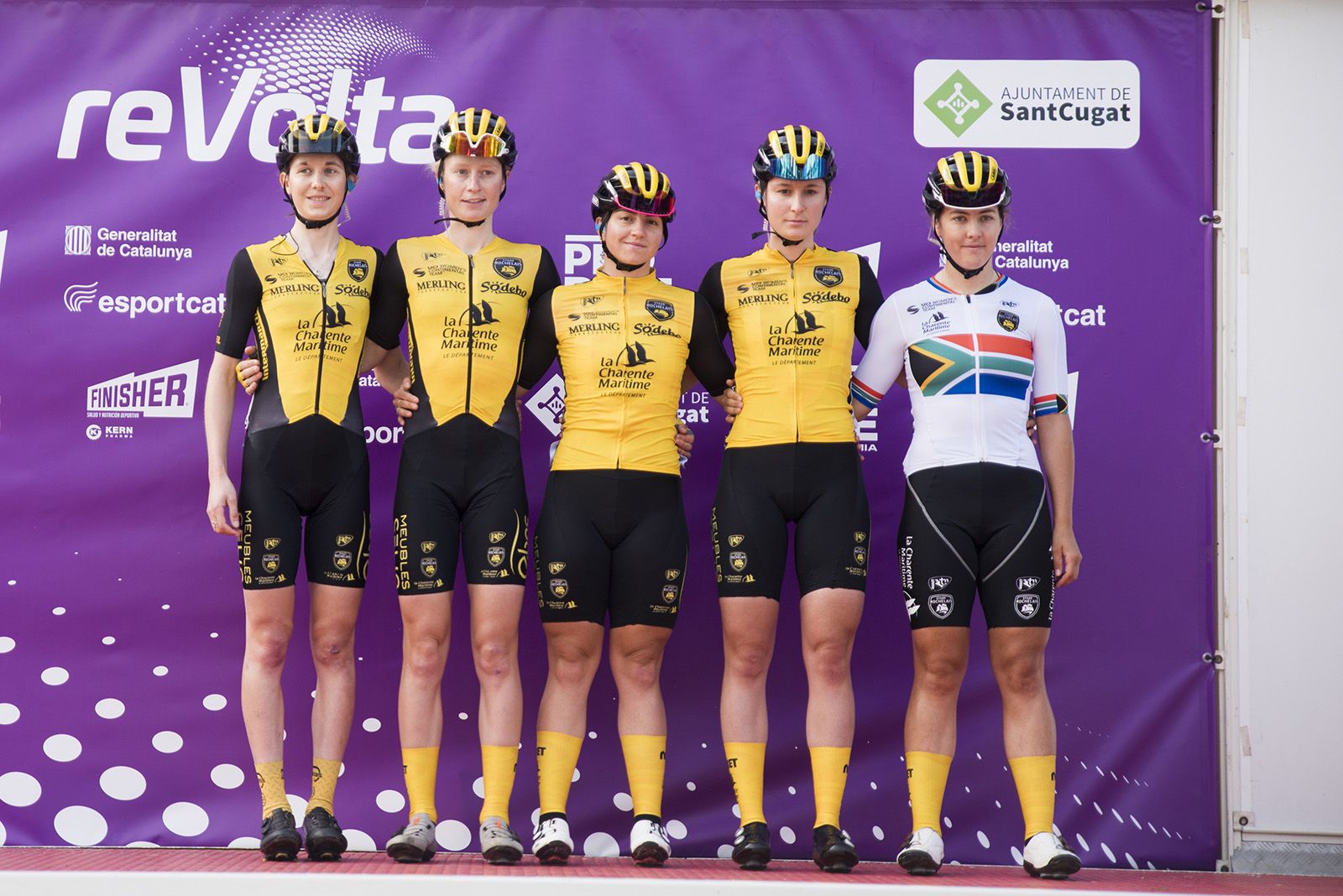 L'equip Stade Rochelais Charente Maritime, de França, en la 4a reVolta. FOTO: Bernat Millet.