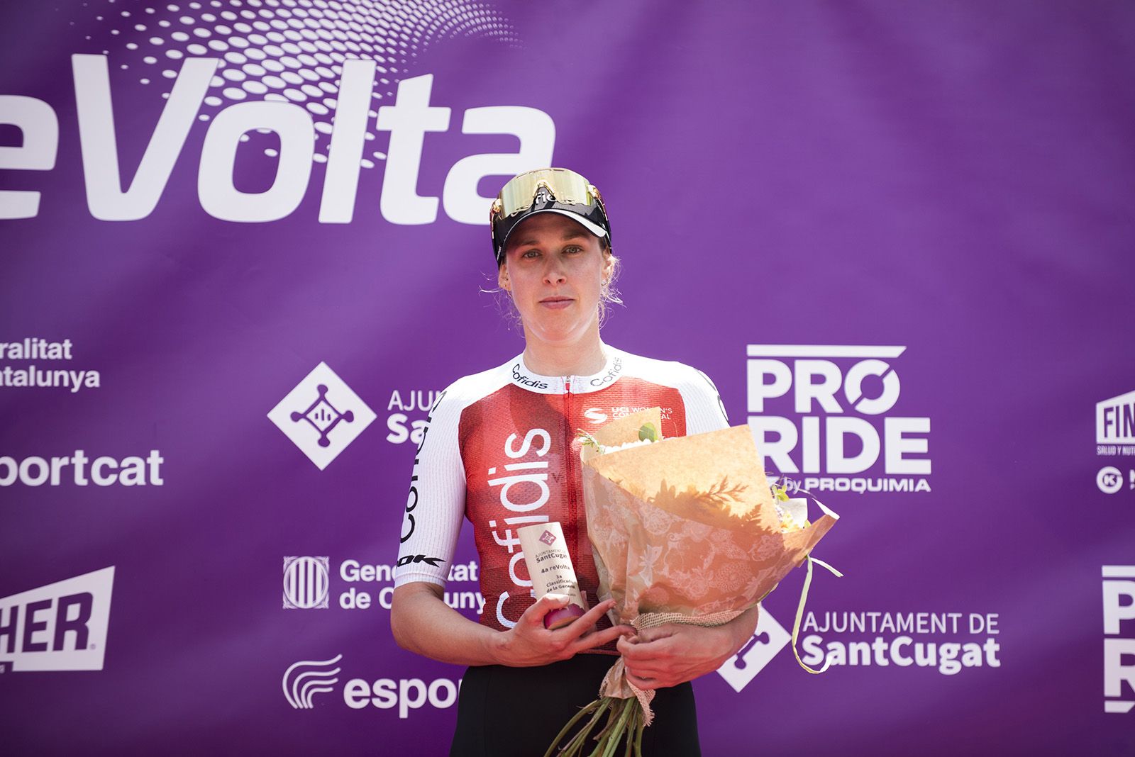 L'autraliana Josie Talbot (Cofidis Women's Team) ha aconseguit la 3a posició. FOTO: Bernat Millet