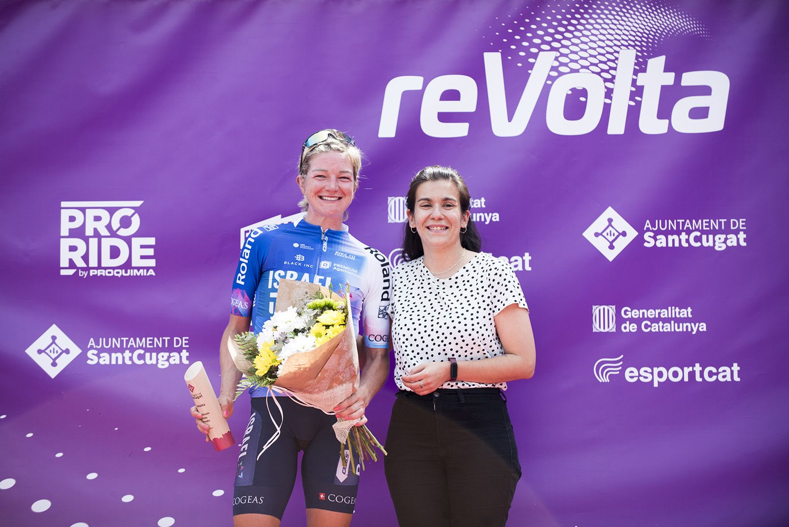 Claire Steels (Israel Premier Tech Roland) també ha estat la millor en els sprints. FOTO: Bernat Millet.