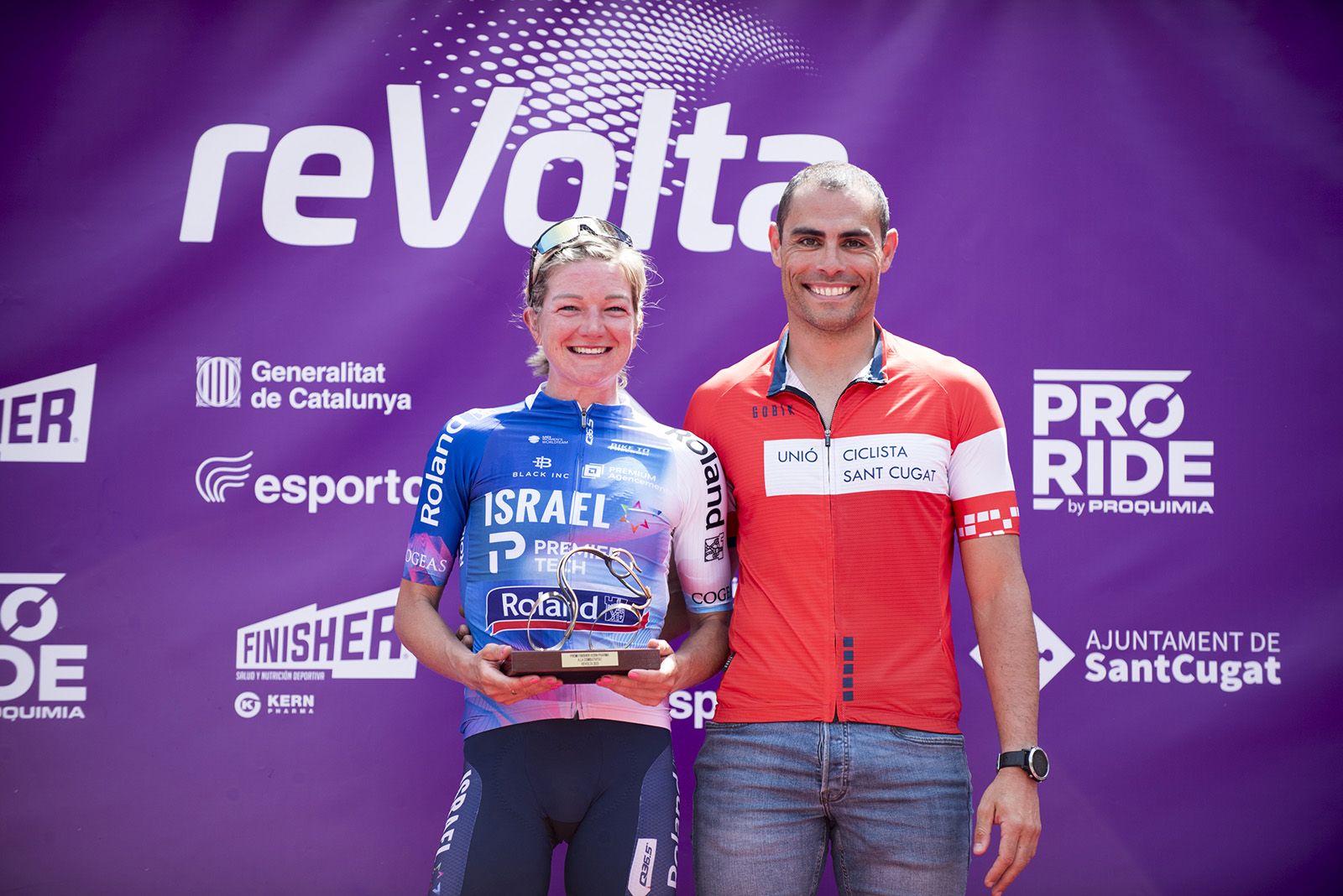 La britànica Claire Steels (Israel Premier Tech Roland), vencedora de la 4a reVolta. FOTO: Bernat Millet.