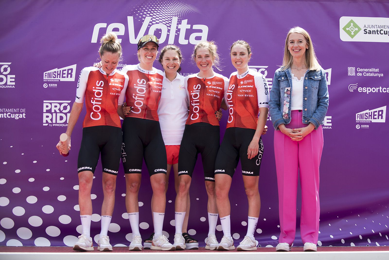 Cofidis Women's Team ha estat l'equip vencedor de la 4a reVolta. FOTO: Bernat Millet.
