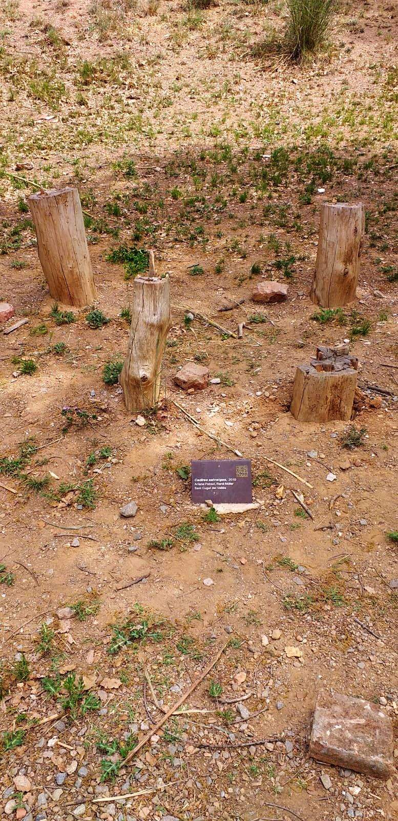 L'escultura després de l'atac FOTO: Cedida