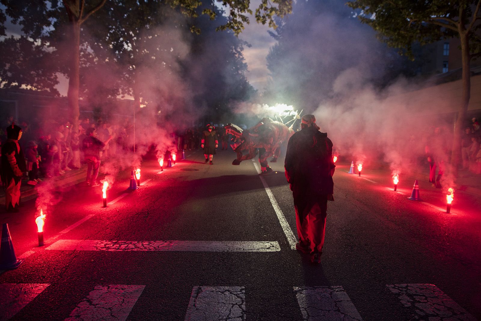 Encabronada. Cami a Can Vernet. Despertar del boc i correfoc 21