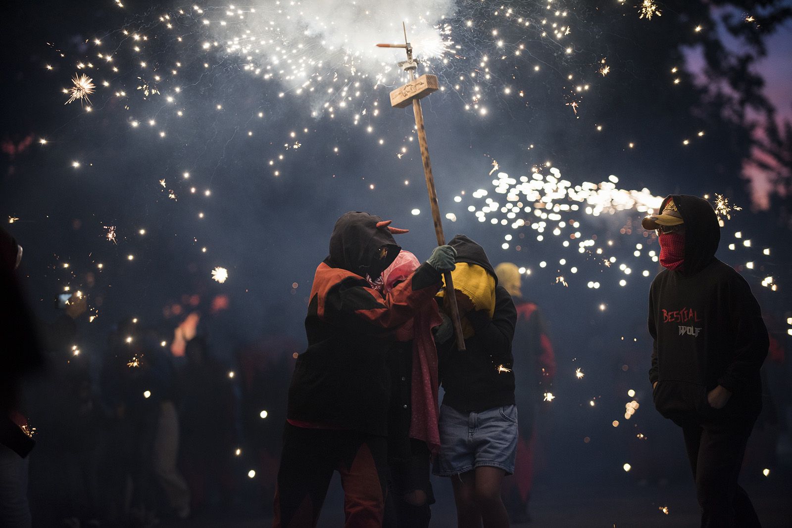 Corre, corre! El Boc ja és aquí!. FOTO: Bernat Millet.