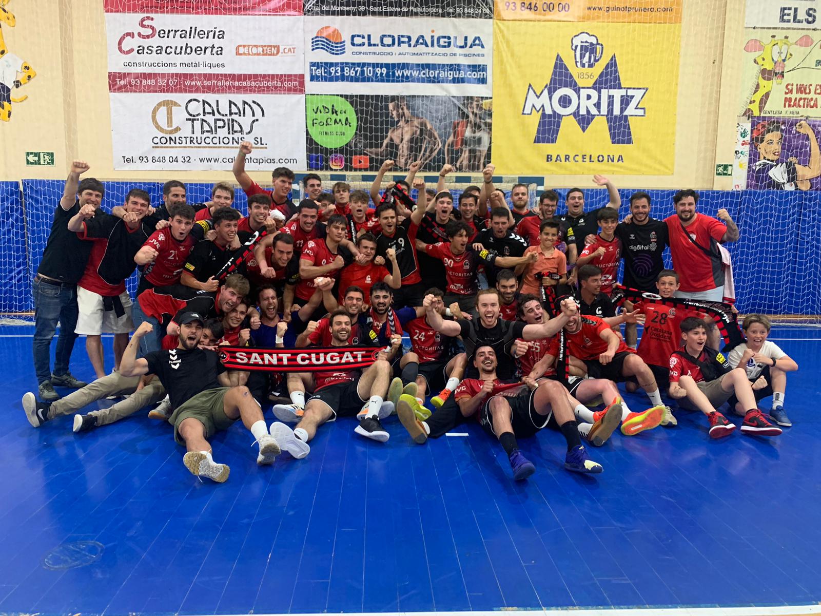 L'Handbol Sant Cugat lluitarà per ascendir a la Divisió d'Honor Plata. FOTO: Nielo Ballart