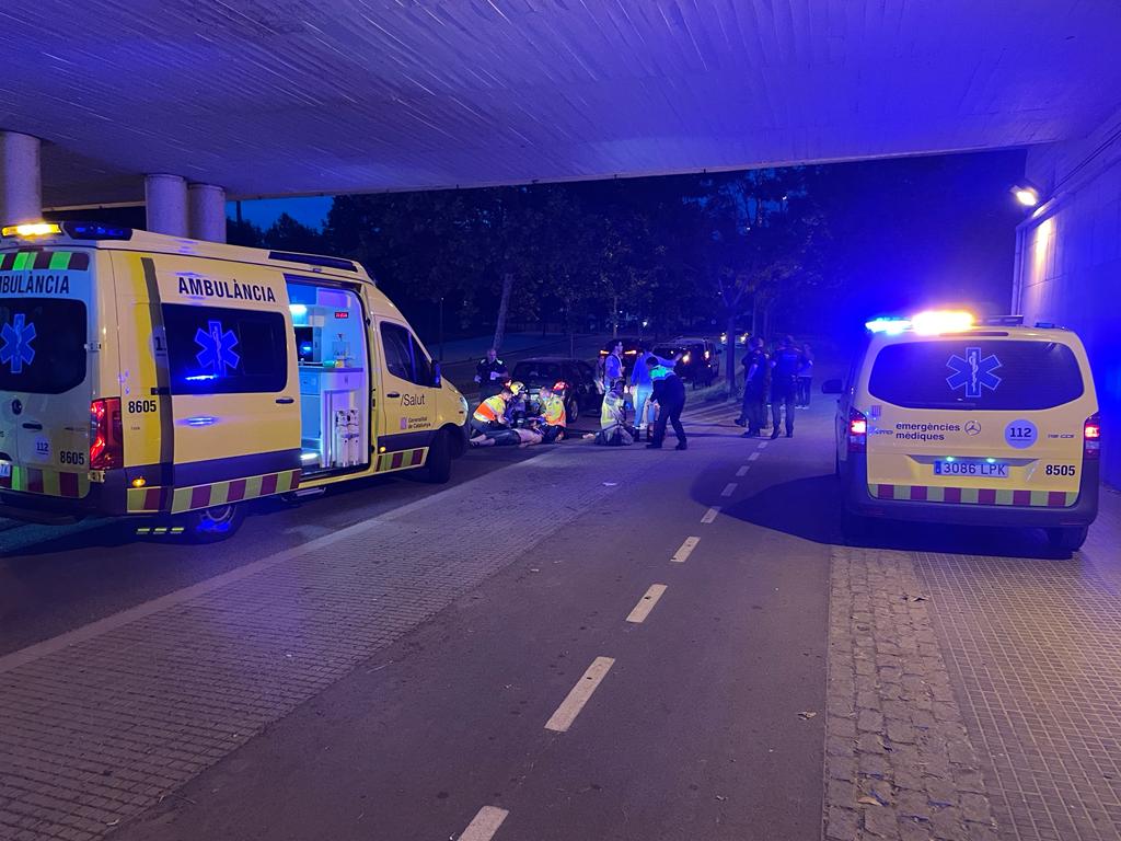 L'home va ser traslladat a l'hospital conscient i amb un estat menys greu. FOTO: TOT Sant Cugat