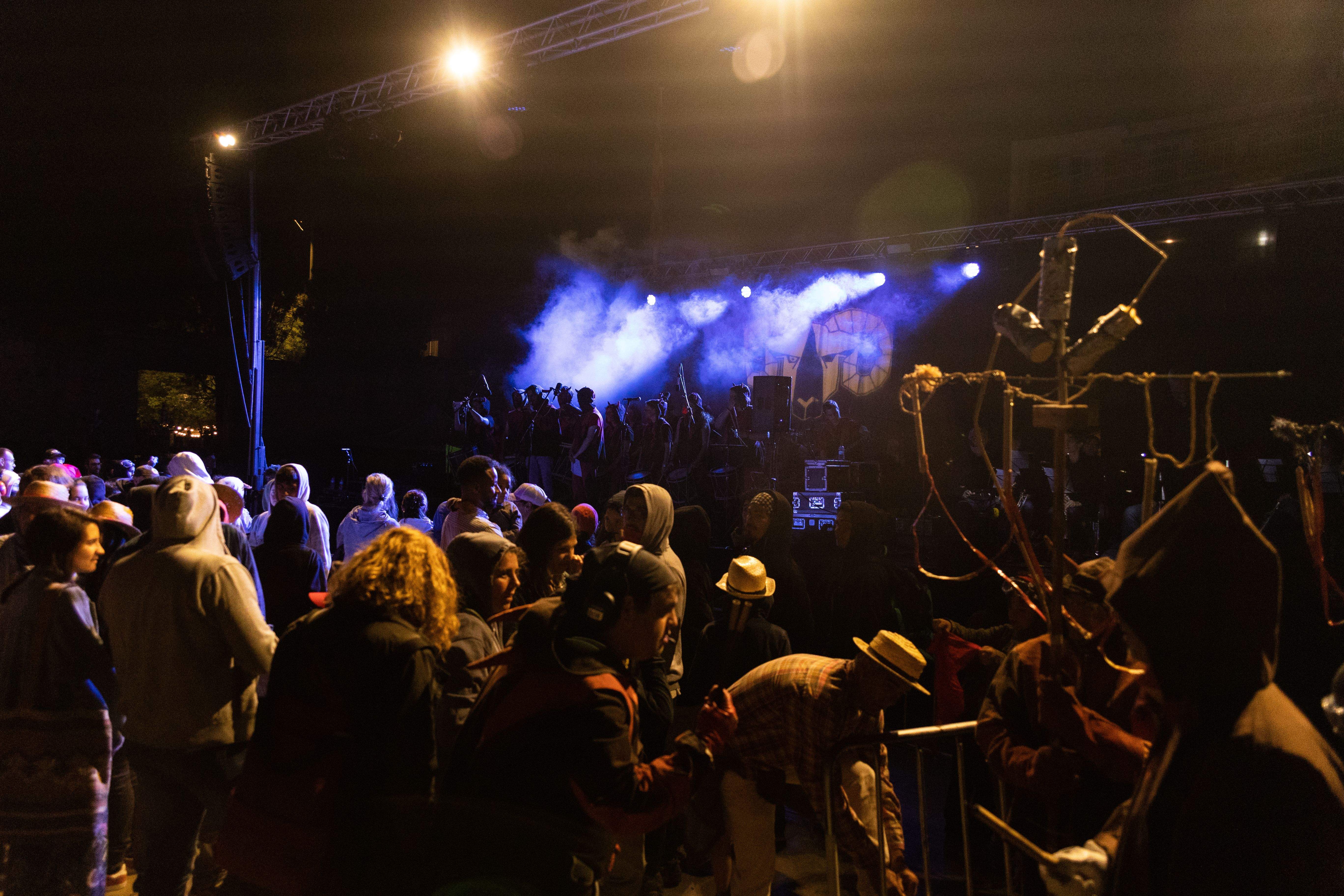 El correfoc de les bèsties. FOTO: Maria Canamases