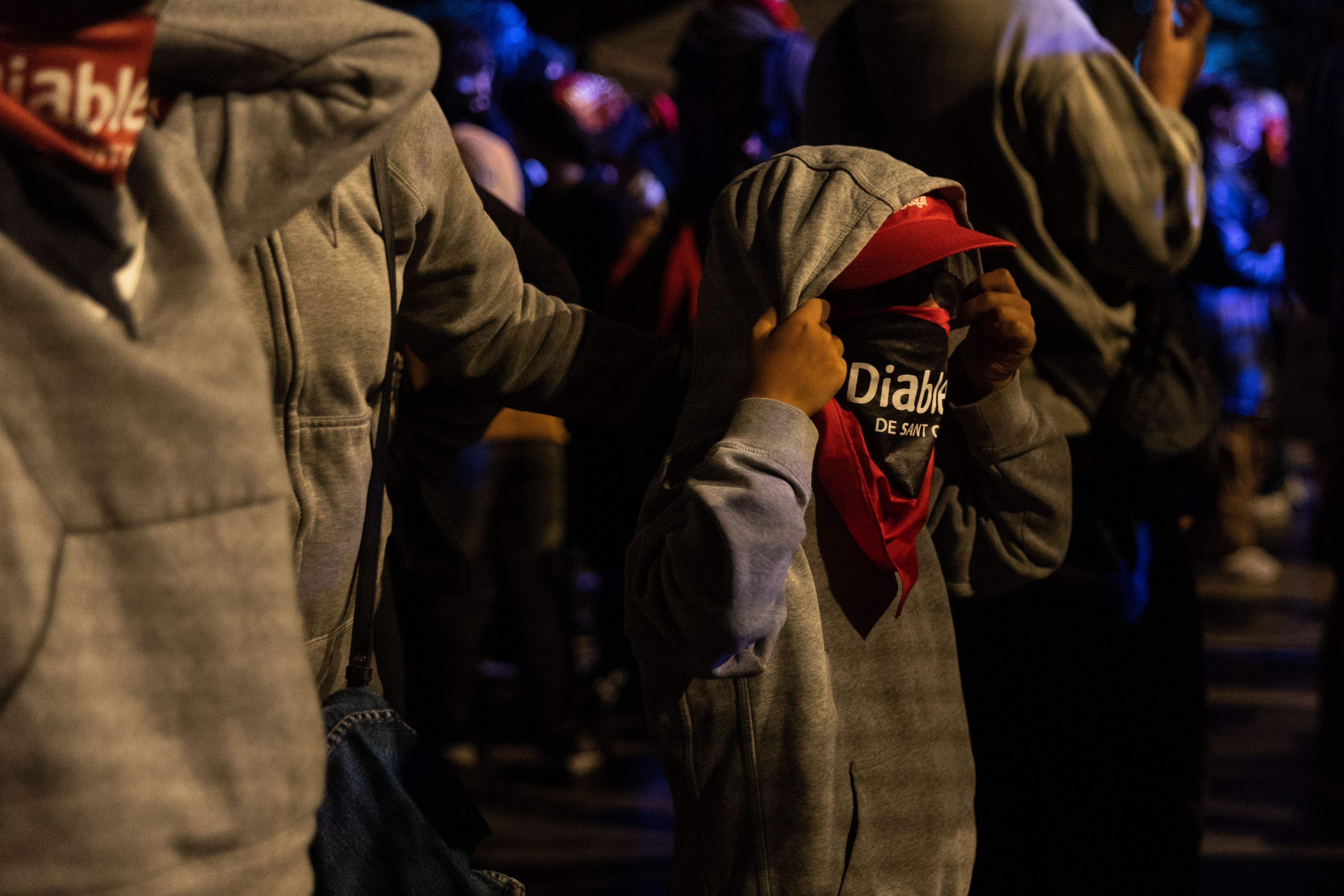 El correfoc de les bèsties. FOTO: Maria Canamases