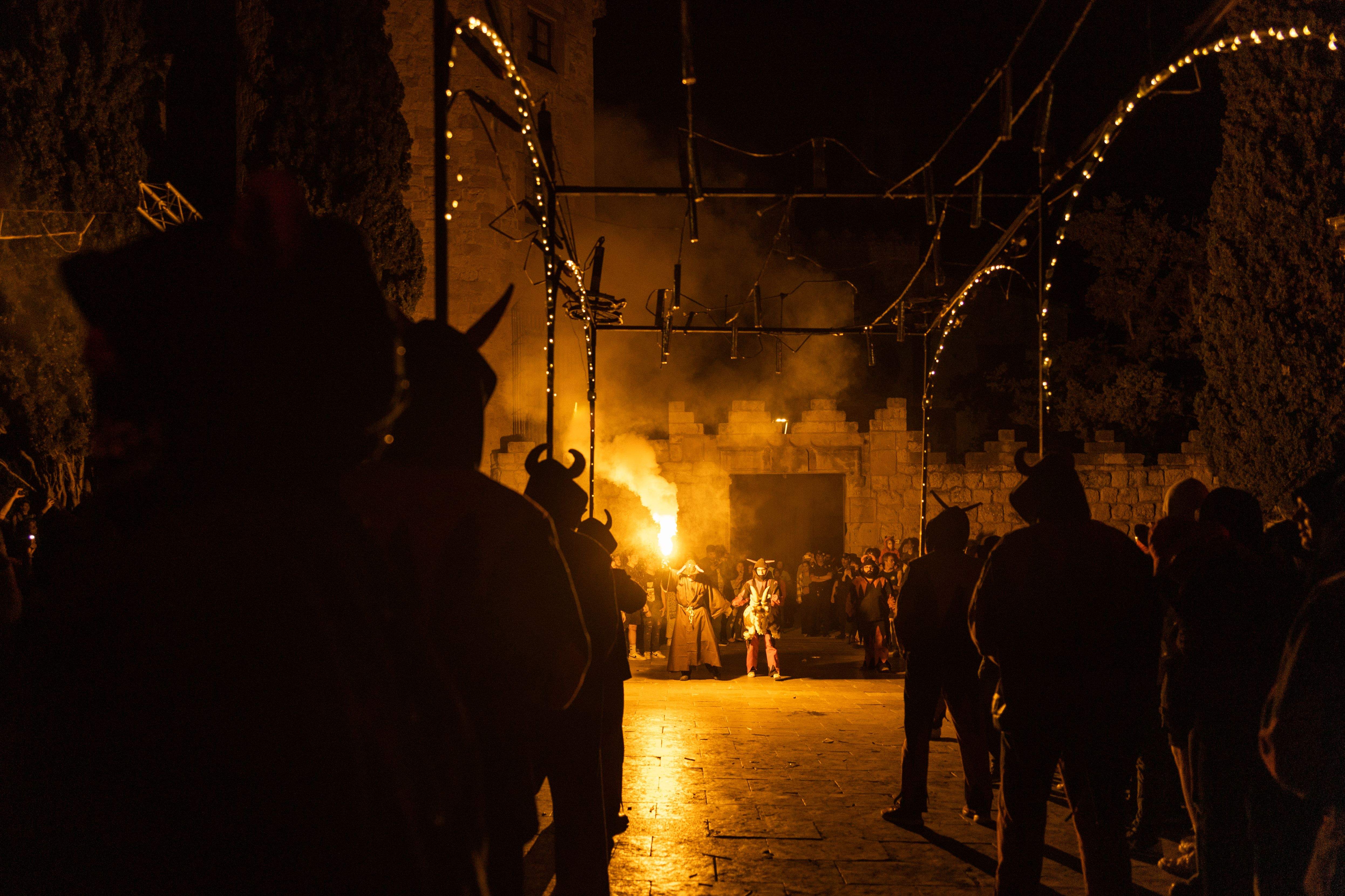El correfoc de les bèsties. FOTO: Maria Canamases