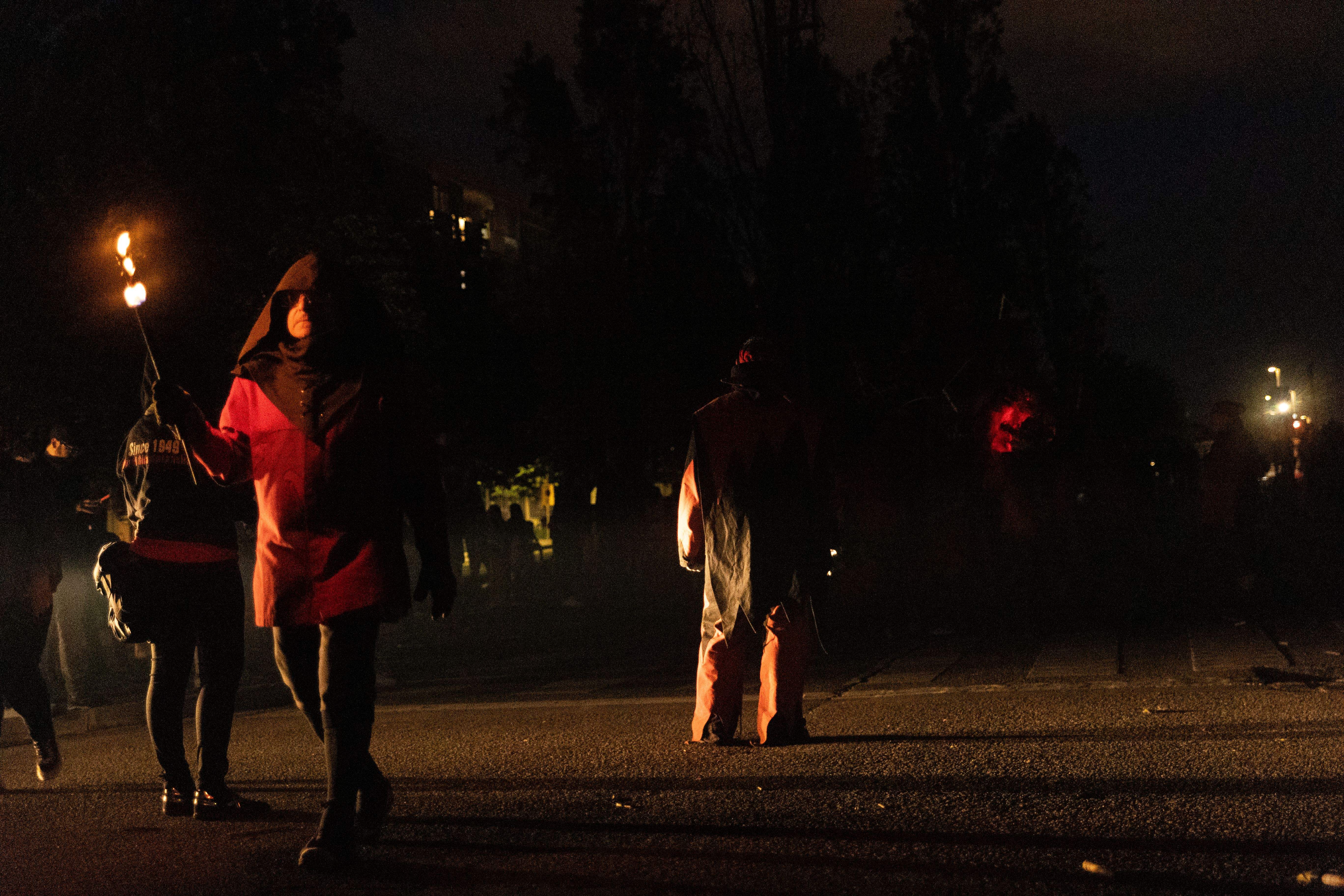 El correfoc de les bèsties. FOTO: Maria Canamases