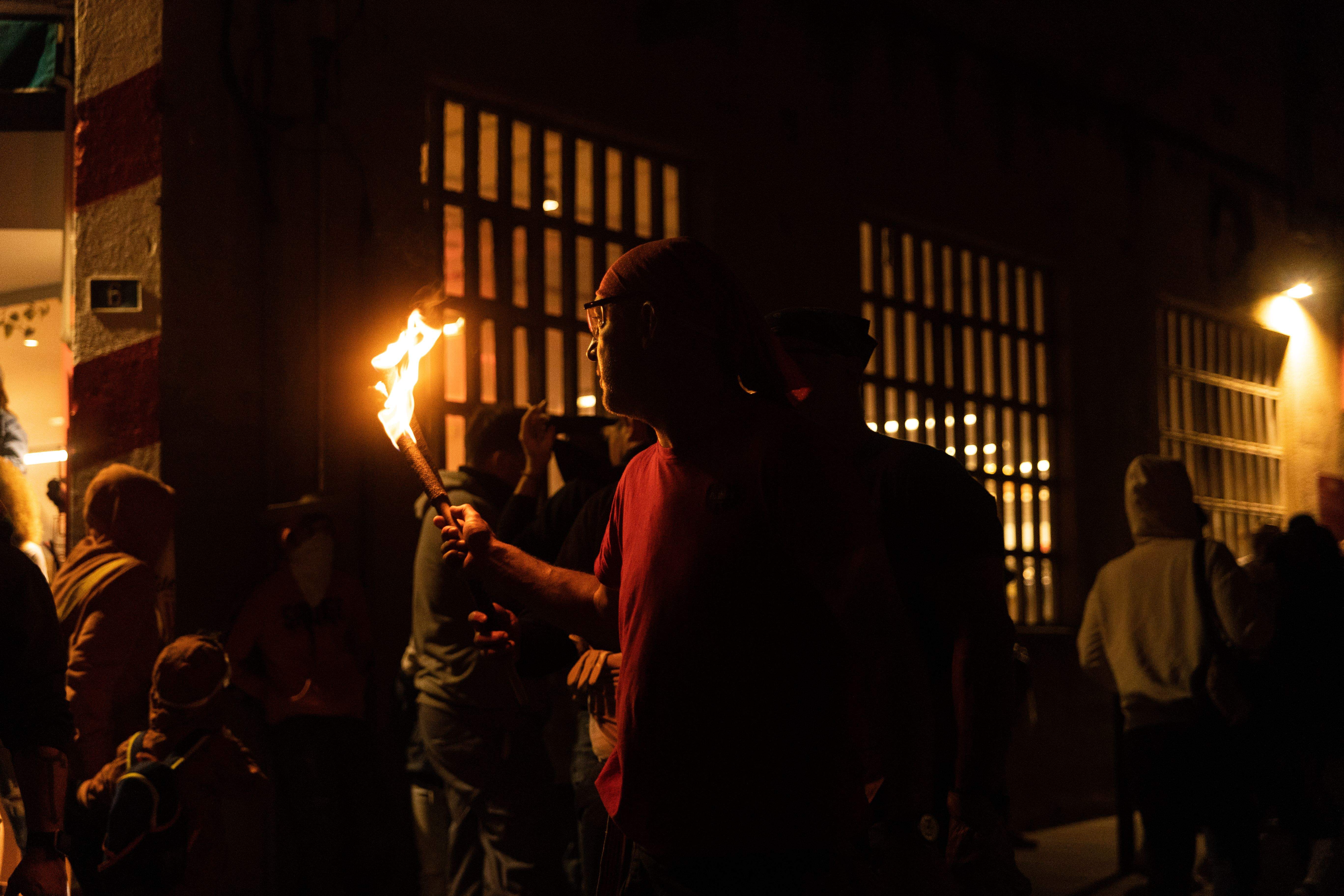 El correfoc de les bèsties. FOTO: Maria Canamases