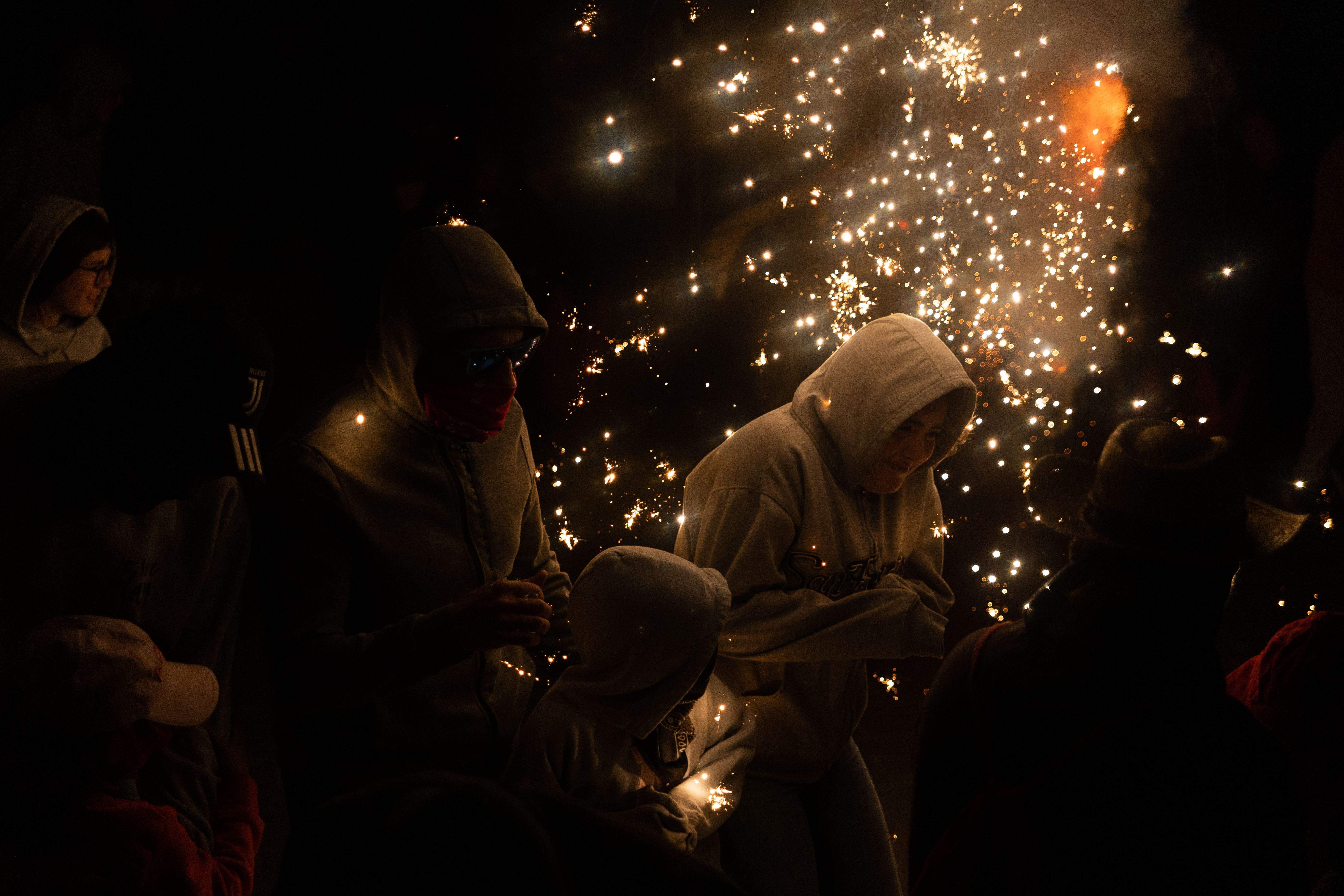 El correfoc de les bèsties. FOTO: Maria Canamases