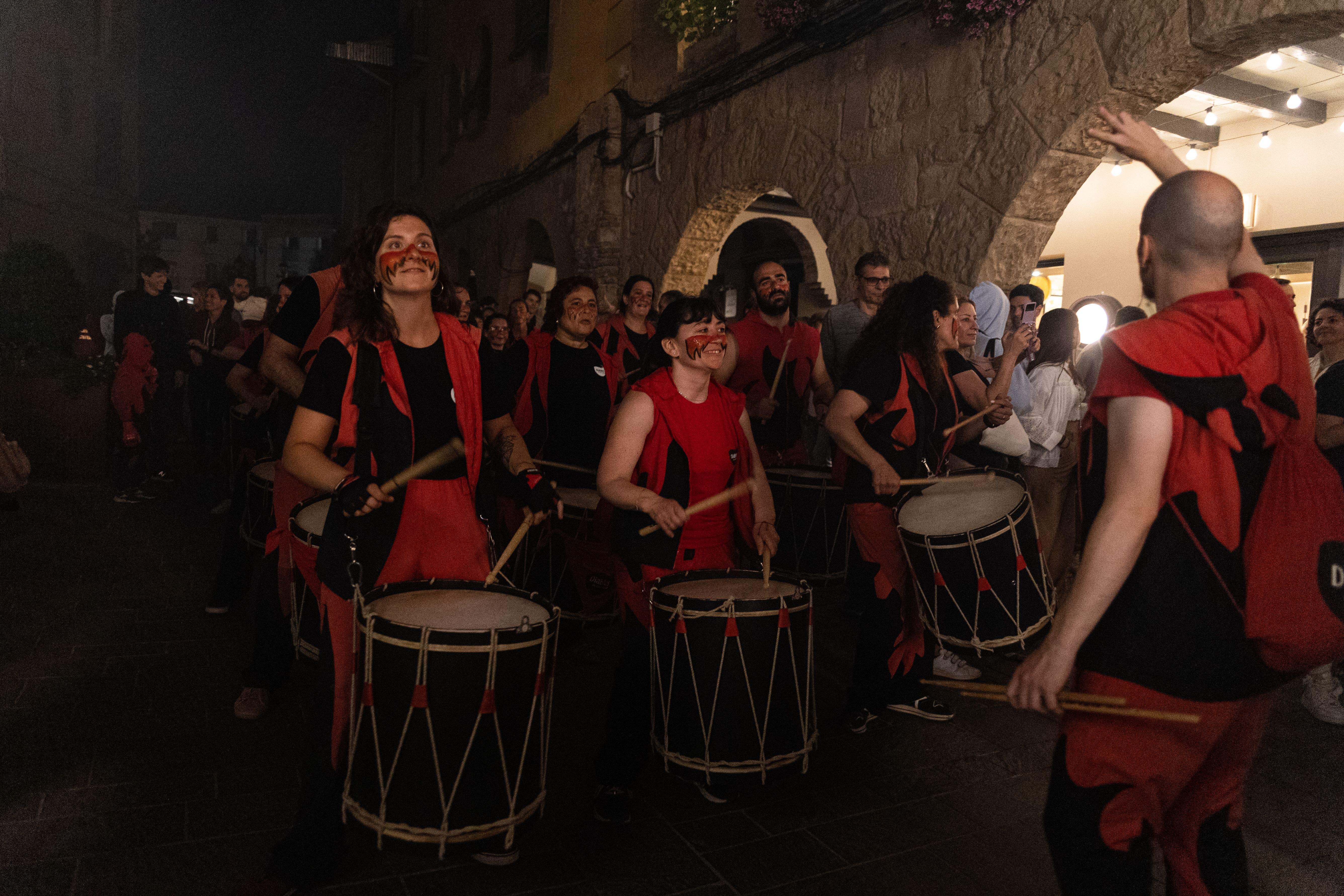 El correfoc de les bèsties. FOTO: Maria Canamases