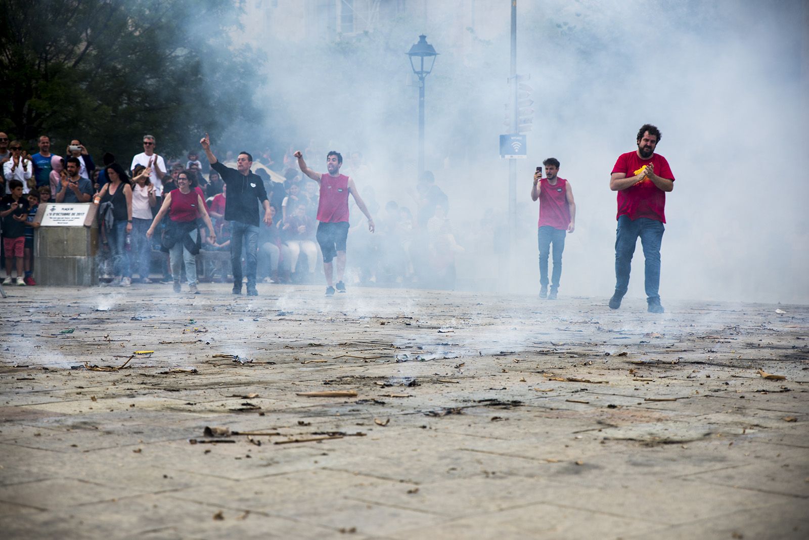 El crit final de les bèsties. FOTO: Bernat Millet.