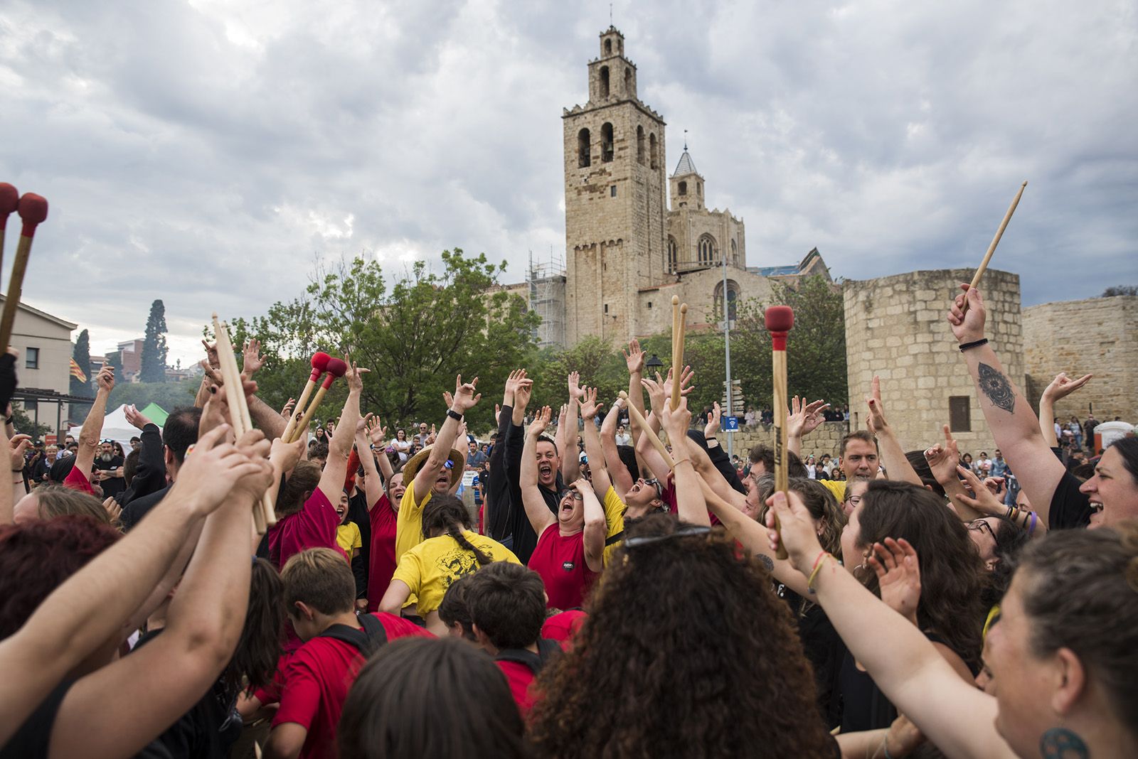 El crit final de les bèsties. FOTO: Bernat Millet.